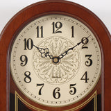Mapple Leaf Heritage Eagle Pendulum Mantel Clock – Red Brown Model 8062#