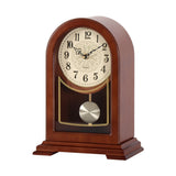 Mapple Leaf Heritage Eagle Pendulum Mantel Clock – Red Brown Model 8062#