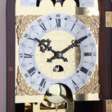 Mapple Leaf Astral Moonphase Mechanical Table Clock – Dark Brown Model 8063#