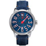 Red Star Jump Hour Watch - Jumping Hour Mechanical | 8176G-B