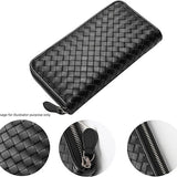 AG COLLECTIVE LEATHER LONG CLUTCH ZIP WALLET