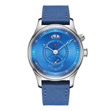 Red Star Jump Hour Date Watch - Jumping Hour Date | 8856G-C