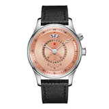 Red Star Jump Hour Date Watch - Jumping Hour Date | 8856G-D