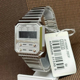 Casio General Vintage Digital Silver Stainless Steel Strap Unisex Watch A100WE-7BDF-P