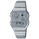 CASIO VINTAGE A130WE-P SERIES DIGITAL STEEL BRACELET STRAP WATCH