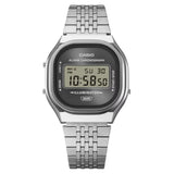Casio General Digital Silver Stainless Steel Strap Unisex's Watch A140WE Series