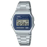 Casio General Digital Silver Stainless Steel Strap Men's Watch A158WEA-2DF-P