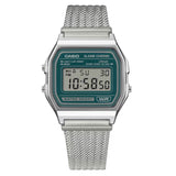 Casio Vintage Digital Stainless Steel Strap Unisex Watch A158WEM Series