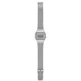 Casio Vintage Digital Stainless Steel Strap Unisex Watch A158WEM With P Series