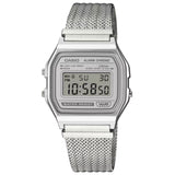 Casio Vintage Digital Stainless Steel Strap Unisex Watch A158WEM Series