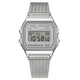 Casio Vintage Digital Stainless Steel Strap Unisex Watch A158WEM Series
