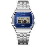 Casio General Digital Silver Stainless Steel Strap Men's Watch A159WEVJ-2DR