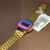Casio General Digital Gold Stainless Steel Strap Women Watch A168WERG-2ADF-P