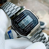 Casio Standard Digital Grey Stainless Steel Strap Watch For Men A168WGG-1ADF-P