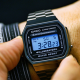 Casio Standard Digital Grey Stainless Steel Strap Watch For Men A168WGG-1ADF-P