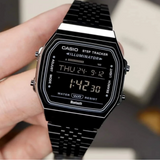 Casio Vintage Black Stainless Steel Strap Unisex Watch ABL-100WEGG-1BDF-P