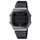 Casio Vintage Black Stainless Steel Strap Unisex Watch ABL-100WEGG-1BDF-P