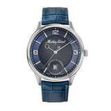 Mathey-Tissot Edmond Automatic 3D Blue Strap Leather Men's Watch