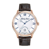 Mathey-Tissot Edmond Automatic 3D Brown Strap Leather Men's Watch