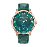 Mathey-Tissot Edmond Automatic 3D Green Strap Leather Men's Watch AC1886PVE