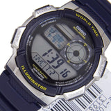 Casio General Digital Blue Resin Strap Men Watch AE-1000W-2AVDF-P