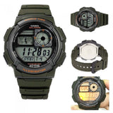 Casio General Digital Green Resin Strap Men Watch AE-1000W-3AVDF-P