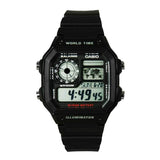 Casio General Digital Black Resin Strap Men Watch AE-1200WH-1AVDF-P