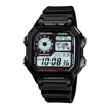 Casio General Digital Black Resin Strap Men Watch AE-1200WH-1AVDF-P
