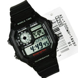 Casio General Digital Black Resin Strap Men Watch AE-1200WH-1AVDF-P