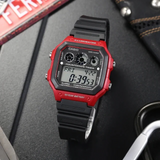 CASIO GENERAL AE-1300WH-4AVDF-P DIGITAL QUARTZ RED BLACK RESIN UNISEX'S WATCH