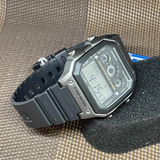 CASIO GENERAL AE-1300WH-8AVDF-P DIGITAL QUARTZ SILVER BLACK RESIN UNISEX'S WATCH