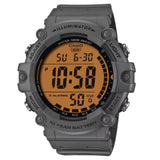 Casio Digital Grey Resin Strap Men's Watch AE-1500WHC Series