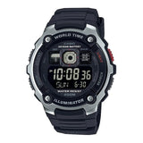 Casio General Digital Black Resin Strap Men Watch AE-2000W-1BVDF-P