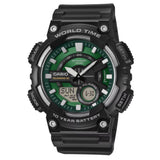 Casio Analog-Digital Combination Black Resin Strap Men's Watch AEQ-110W-3A2VDF-P