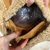 AG Collective Shearing Trim Fashionable Shoulder Bag Casual Women's Handbag