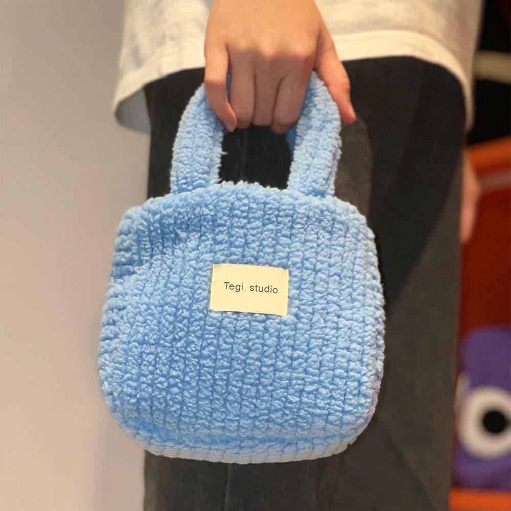 AG Collective Cute Knitting Wool Handbag Casual Handwoven Women Bag