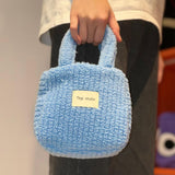 AG Collective Cute Knitting Wool Handbag Casual Handwoven Women Bag