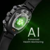 Hifuture Consign FutureFit AIX Lite Collection Black Silicone Strap Smartwatch