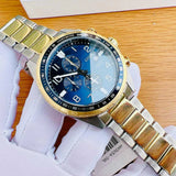 Citizen Chronograph Blue Dial Two-Tone Stainless Steel Strap Men Watch AN3654-50L