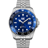 Caterpillar Consign Blue Dial Stainless Steel Strap Men Watch AO.141.11.626