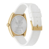 Adidas Edition One White Dial And Rubber Strap Unisex Watch AOFH23012
