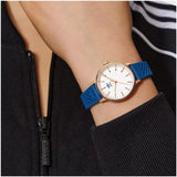 Adidas Original White Dial And Blue Silicone Strap Unisex Watch AOSY23027