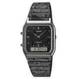 Casio Vintage Black Stainless Steel Strap Unisex's Watch AQ-230EBLT-1ADR-P