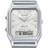 Casio Vintage Silver Stainless Steel Strap Unisex Watch AQ-230ELT-7ADR-P