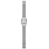 Casio Vintage Silver Stainless Steel Mesh Strap Unisex Watch AQ-230EM With P Series