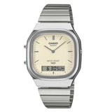 Casio Vintage Silver Stainless Steel Strap Unisex Watch AQ-240E-7A2DF