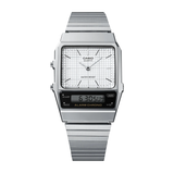 Casio General Digital-Analogue Silver Dial and Resin Strap Unisex Watch AQ-800E-7A-P