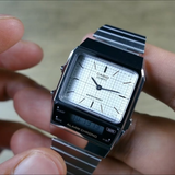 Casio General Digital-Analogue Silver Dial and Resin Strap Unisex Watch AQ-800E-7A-P