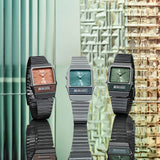 Casio General Digital-Analogue Silver Stainless Steel Strap Unisex Watch AQ-800EC-2ADF