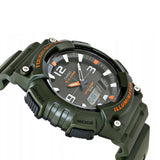 CASIO GENERAL SOLAR DIGITAL GREEN RESIN UNISEX WATCH AQ-S810W-3AVDF